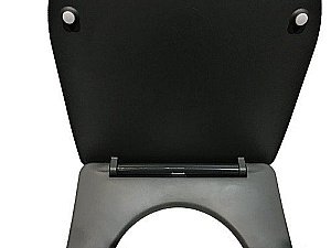 Унитаз подвесной CeramaLux B2330-2MDH серый матовый, безободковый, с крышкой микролифт купить в интернет-магазине Sanbest