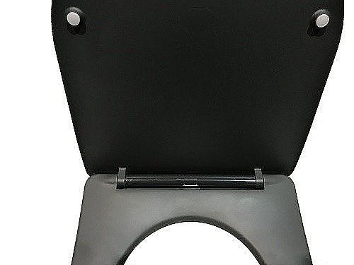 Унитаз подвесной CeramaLux B2330-2MDH серый матовый, безободковый, с крышкой микролифт купить в интернет-магазине Sanbest