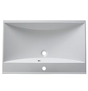 Тумба с раковиной Aquanet Верона 75/Aquanet Нота-75 напольная с 3 ящиками белая глянцевая для ванной в интернет-магазине Sanbest