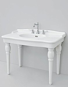 Раковина подвесная Artceram Hermitage 112 HEL004 01 00  bi*1 белая купить в интернет-магазине Sanbest