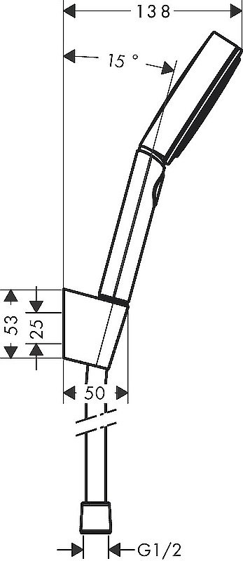 Душевой гарнитур Hansgrohe Pulsify 24303700 белый матовый купить в интернет-магазине сантехники Sanbest