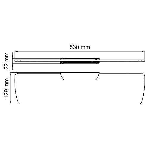 Полка WasserKRAFT Aisch K-5924 купить в интернет-магазине сантехники Sanbest