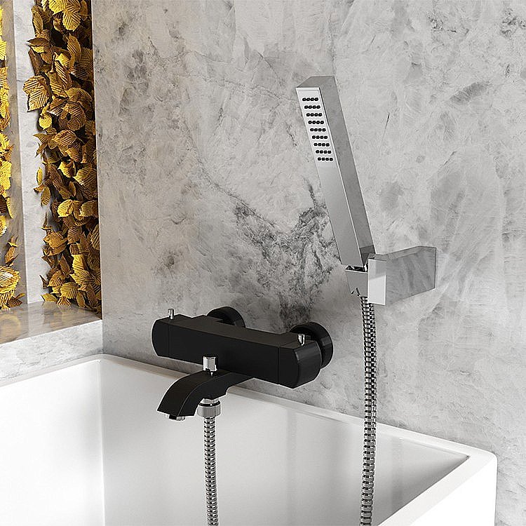 Смеситель для ванны PAINI Lady 89YO105TH черный купить в интернет-магазине сантехники Sanbest