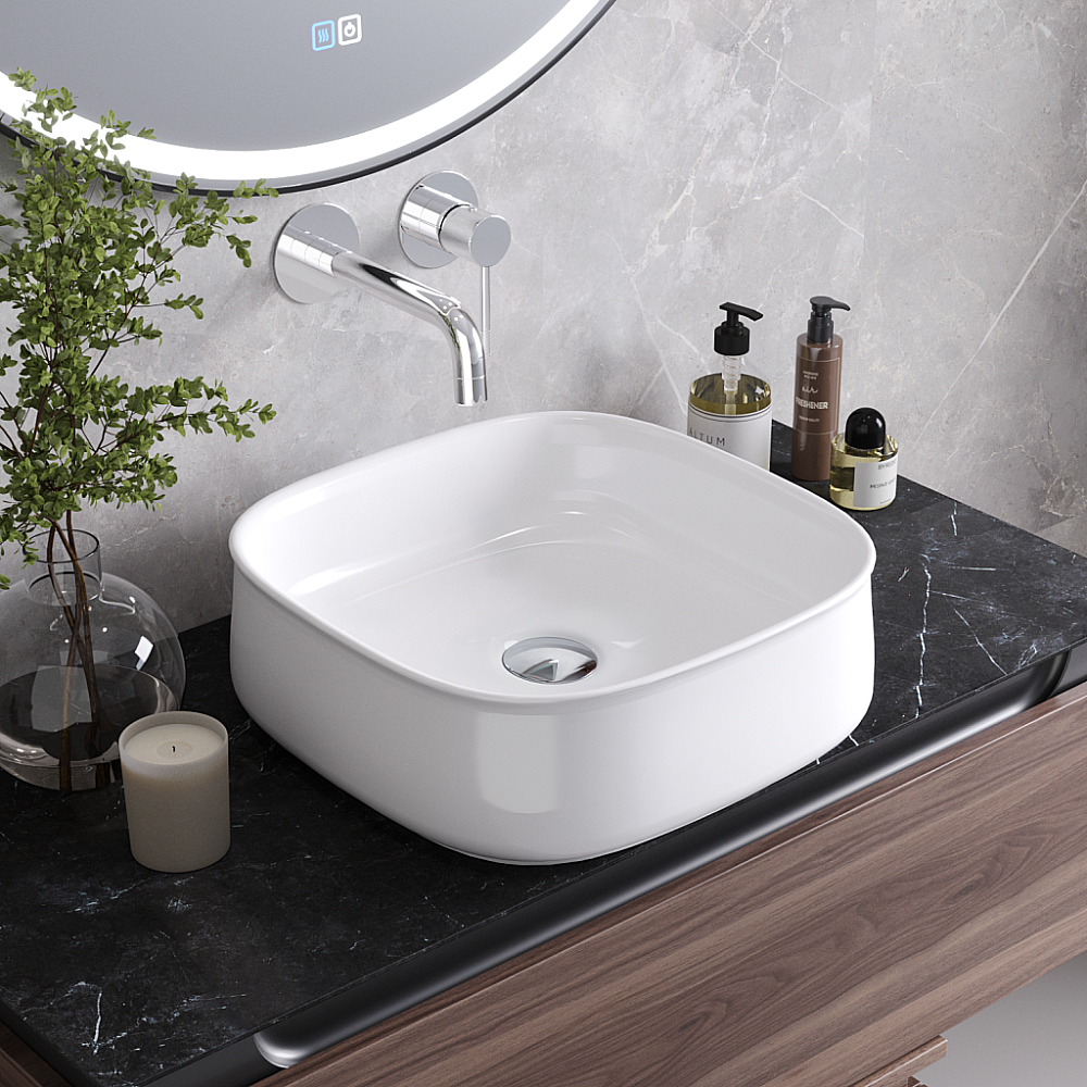 Раковина Cezares 43 CZR-6583 белая купить в интернет-магазине Sanbest
