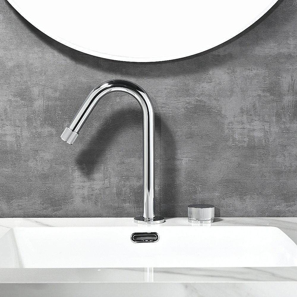 Смеситель для раковины Black&white Gravity GF-7108-С хром купить в интернет-магазине сантехники Sanbest