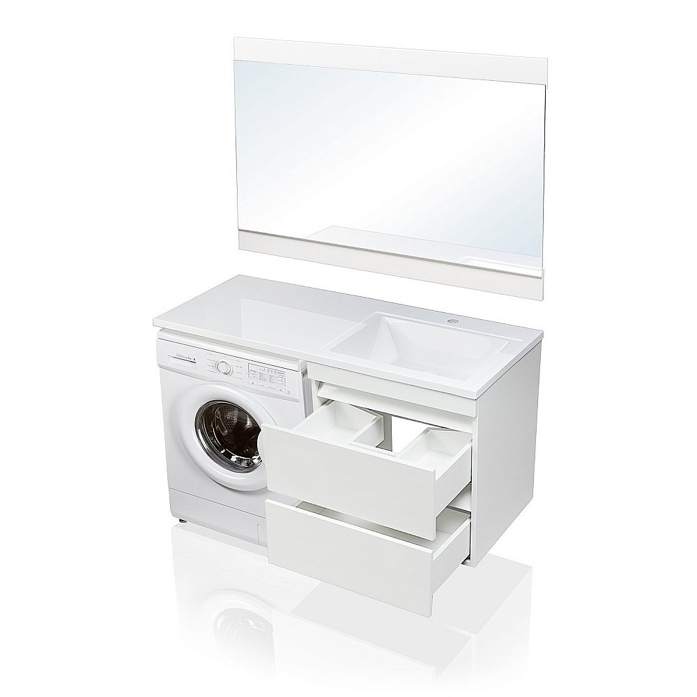 Тумба с раковиной Style Line Даллас 120 подвесная для ванной в интернет-магазине Sanbest