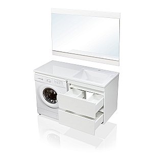 Тумба с раковиной Style Line Даллас 120 подвесная для ванной в интернет-магазине Sanbest