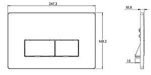 Инсталляция для унитаза Azario AZ-8010-1000 купить в интернет-магазине сантехники Sanbest