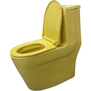 Унитаз-моноблок Laguraty 101Y желтый, с крышкой микролифт (детский) купить в интернет-магазине Sanbest