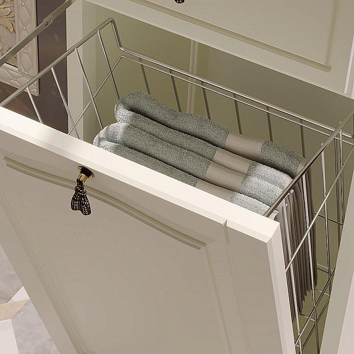 Пенал Опадирис Риспекто 40 слоновая кость для ванной в интернет-магазине сантехники Sanbest