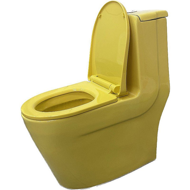 Унитаз-моноблок Laguraty 101Y желтый, с крышкой микролифт (детский) купить в интернет-магазине Sanbest