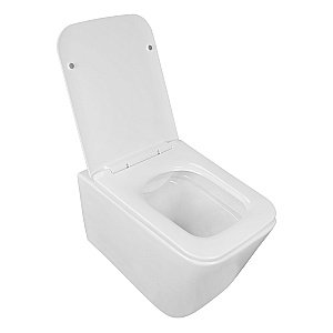 Унитаз подвесной Loranto TALAS AZ-87268 безoбодковый, с сиденьем микролифт, белый купить в интернет-магазине Sanbest