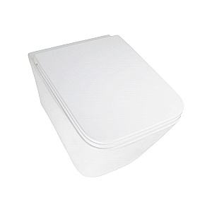 Унитаз подвесной Azario Pace AZ-5172T-WHT белый, безободковый, с крышкой микролифт, слив торнадо купить в интернет-магазине Sanbest