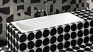 Ванна Salini ORLANDA S-sense KIT 102117G 170x75 белая купить в интернет-магазине Sanbest