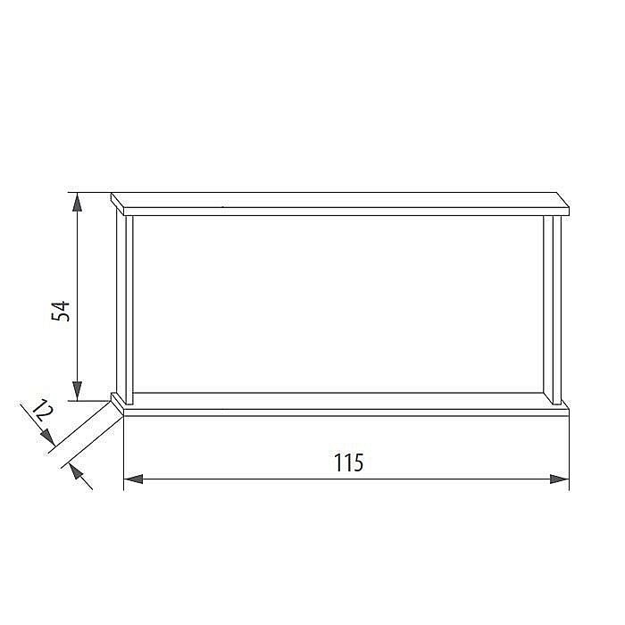 Зеркало EBAN Mina 115 в ванную от интернет-магазине сантехники Sanbest