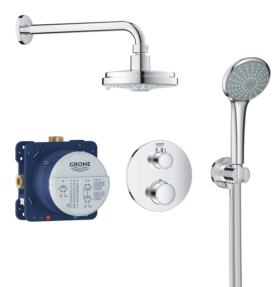 Душевой набор Grohe Grohtherm 34735000 купить в интернет-магазине сантехники Sanbest