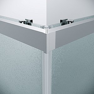 Душевой уголок Grossman Cosmo 300.K33.02.8080.10.02 80x80 стекло шиншилла/профиль хром купить в интернет-магазине Sanbest