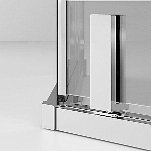 Душевой уголок Ambassador Ritz 112011103 100х100 стекло прозрачное/профиль хром купить в интернет-магазине Sanbest