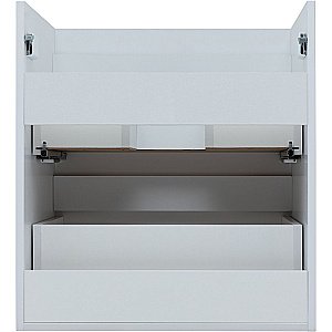 Тумба с раковиной Aquanet Практика 60 330457 белая матовая для ванной в интернет-магазине Sanbest