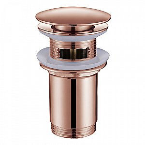 Донный клапан для раковины Abber AF0010RG розовое золото купить в интернет-магазине сантехники Sanbest