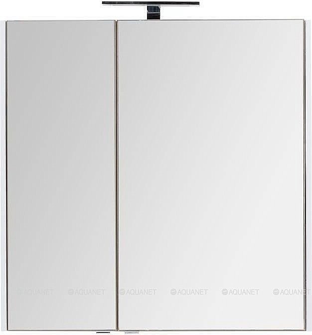 Зеркальный шкаф Aquanet Августа 90 дуб сонома купить в интернет-магазине сантехники Sanbest