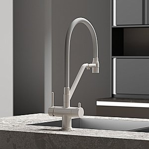 Смеситель для кухни Sancos Dora SC4003MW белый матовый купить в интернет-магазине сантехники Sanbest