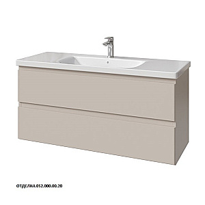 Тумба с раковиной Caprigo Forte 120 два ящика, цвет на выбор/эмаль для ванной в интернет-магазине Sanbest