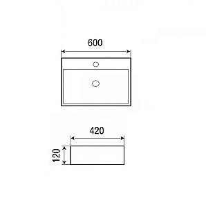 Раковина Grossman GR-3036 белый купить в интернет-магазине Sanbest