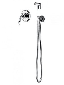 Смеситель с гигиеническим душем встраиваемый WONZON & WOGHAND STEAM, Хром (WW-88849008-CR) купить в интернет-магазине сантехники Sanbest