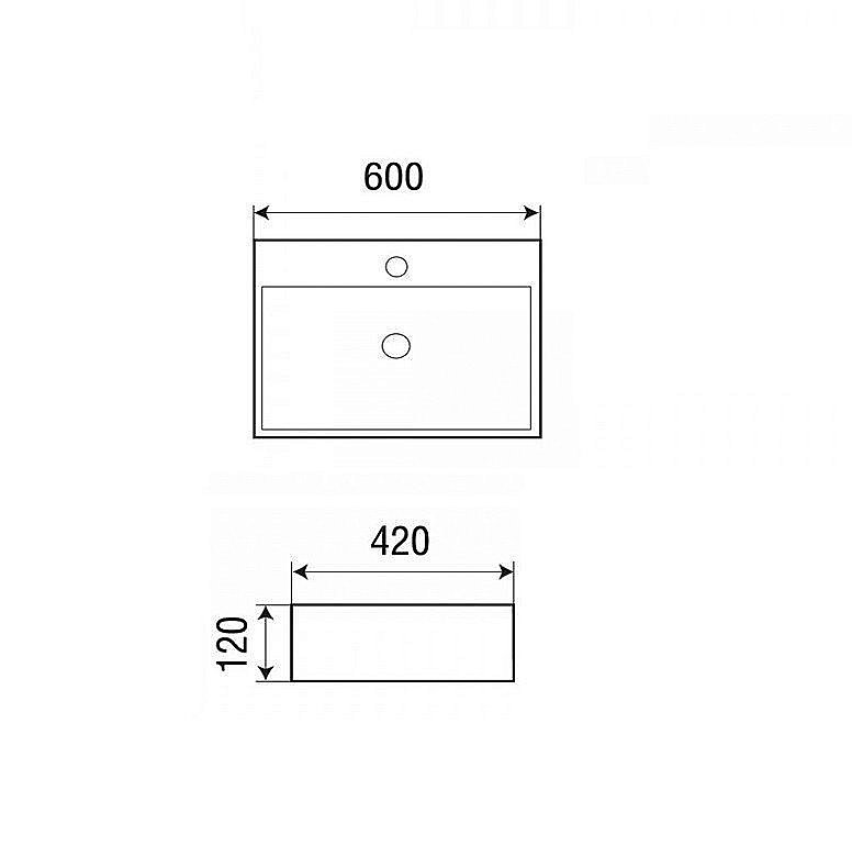 Раковина Grossman GR-3036 белый купить в интернет-магазине Sanbest