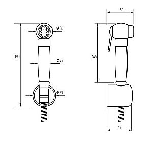 Гигиенический душ Migliore Karina ML.KRN-34.420.CR хром купить в интернет-магазине сантехники Sanbest