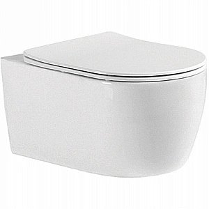 Унитаз с инсталляцией Aquatek Европа SET AQUATEK ЕВРОПА cmp013 с белой кнопкой, с крышкой микролифт, безободковый купить в интернет-магазине Sanbest