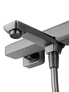 Смеситель для ванны с душем WONZON & WOGHAND DIAMOND, Темный графит (WW-88639011-BGM) купить в интернет-магазине сантехники Sanbest
