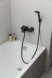 Смеситель для ванны с душем Aquanet Gotic AF440-20B купить в интернет-магазине сантехники Sanbest