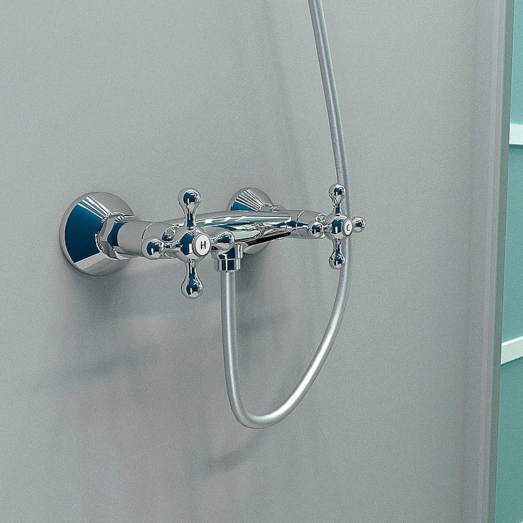 Смеситель для душа PAINI Tango TNCR511 хром купить в интернет-магазине сантехники Sanbest