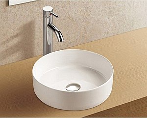 Раковина накладная Azario 36 AZ3134 белая купить в интернет-магазине Sanbest