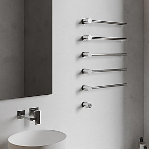 Полотенцесушитель электрический ABBER Charme AH4005 хром купить в интернет-магазине сантехники Sanbest