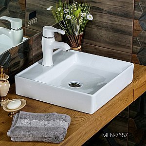 Раковина Melana 7657 7657-805 белая купить в интернет-магазине Sanbest
