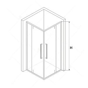 Душевой уголок RGW Stilvoll SV-33 100x100 купить в интернет-магазине Sanbest