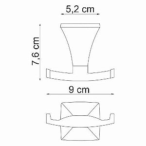 Крючок WasserKRAFT Wern K-2523D купить в интернет-магазине сантехники Sanbest