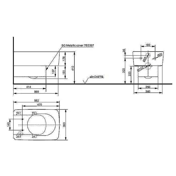 Унитаз подвесной Toto SG CW512YR безободковый, слив торнадо купить в интернет-магазине Sanbest