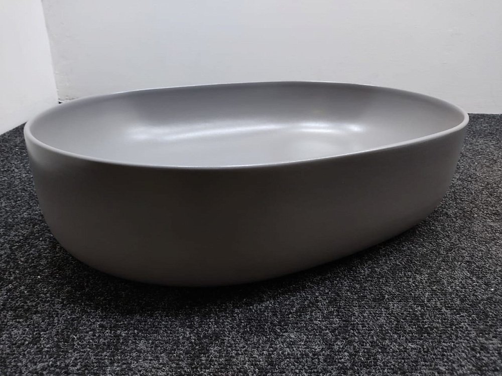 Раковина накладная Kerasan Nolita 60x40 Ferro Matt купить в интернет-магазине Sanbest