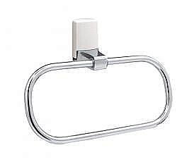 Полотенцедержатель кольцо WasserKRAFT Leine К-5060WHITE купить в интернет-магазине сантехники Sanbest