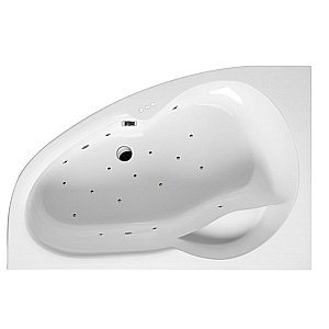 Ванна акриловая EXCELLENT Newa RELAX WAEX.NEL16.RELAX.CR 160x95 белая с гидромассажем купить в интернет-магазине Sanbest