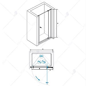 Душевая система RGW Shower Panels SP-6143-01 50140801-01 хром купить в интернет-магазине сантехники Sanbest