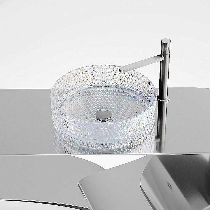 Раковина Ceramica Nova Cristal 36 CN6059 неон купить в интернет-магазине Sanbest