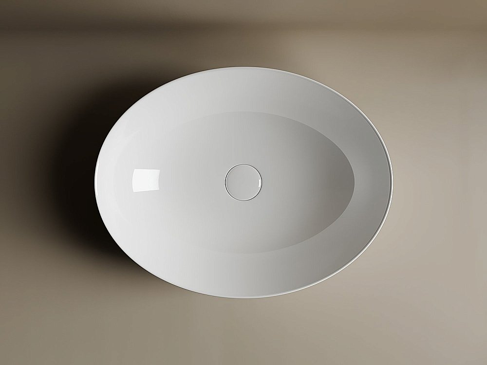 Раковина накладная Ceramica Nova Element CN6017 белая купить в интернет-магазине Sanbest