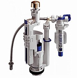 Механизм двойного смыва GEBERIT, нижний подвод воды, золото купить в интернет-магазине сантехники Sanbest