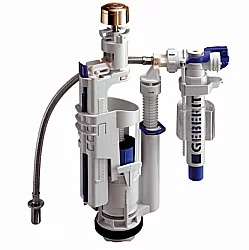 Механизм двойного смыва GEBERIT, нижний подвод воды, золото купить в интернет-магазине сантехники Sanbest