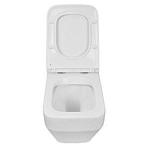 Унитаз подвесной Azario Moneo AZ-0062 белый, безободковый, с крышкой микролифт купить в интернет-магазине Sanbest